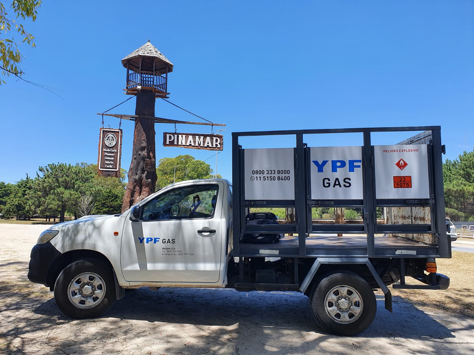 YPF Gas en Pinamar, atendido desde el Depósito Villa Gesell de Akitom SA
