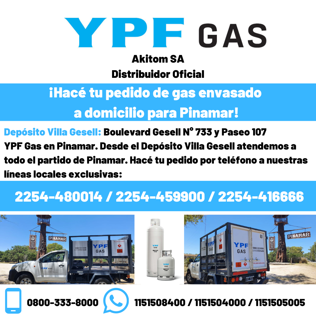 YPF Gas en Pinamar