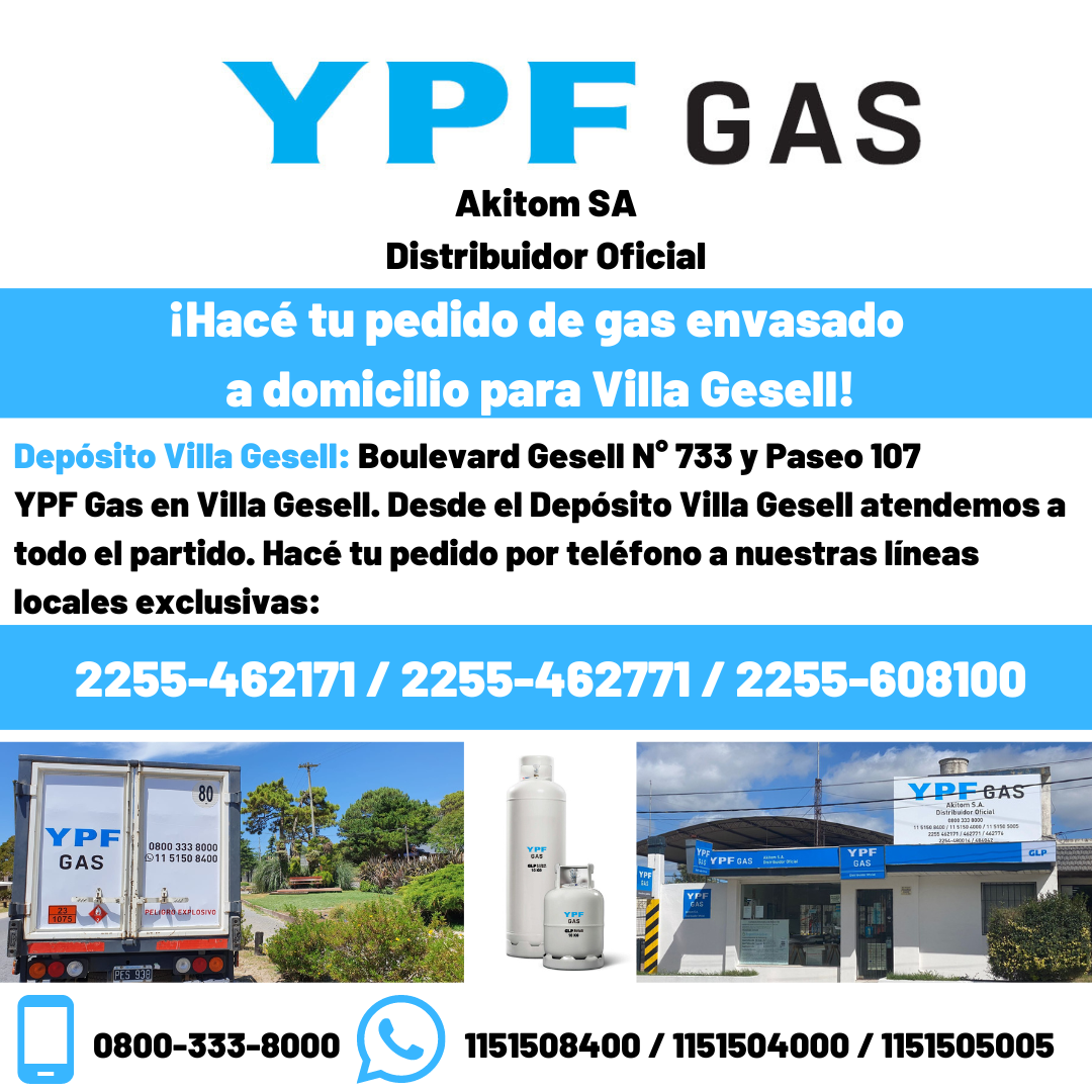 YPF Gas en Villa Gesell