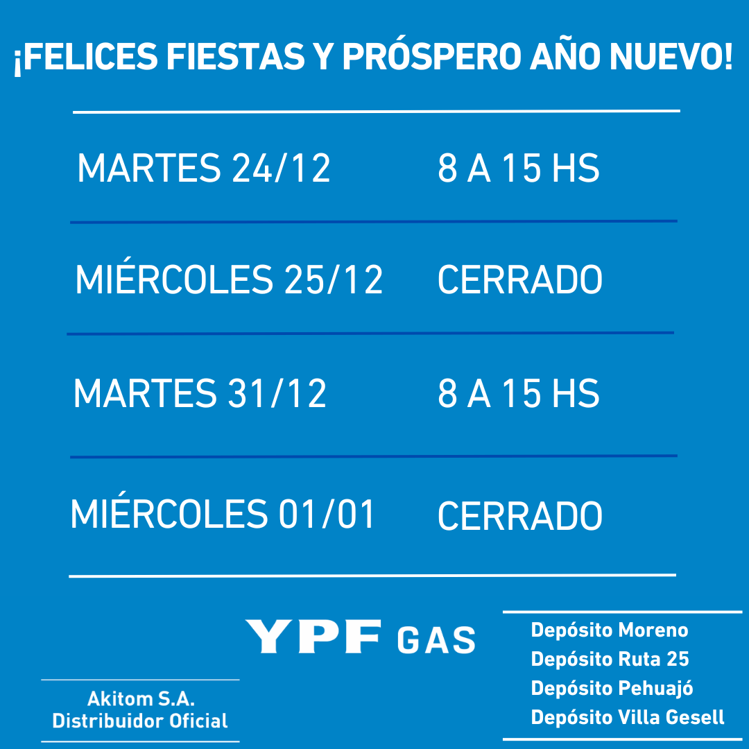 Atención al Público el 24 y el 31 de Diciembre 2024