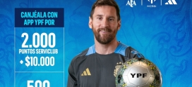 ¡Pagá con la App YPF y llévate la nueva Pelota YPF Messi!