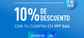 ¡Hot Sale para tus compras de YPF Gas con la App YPF!