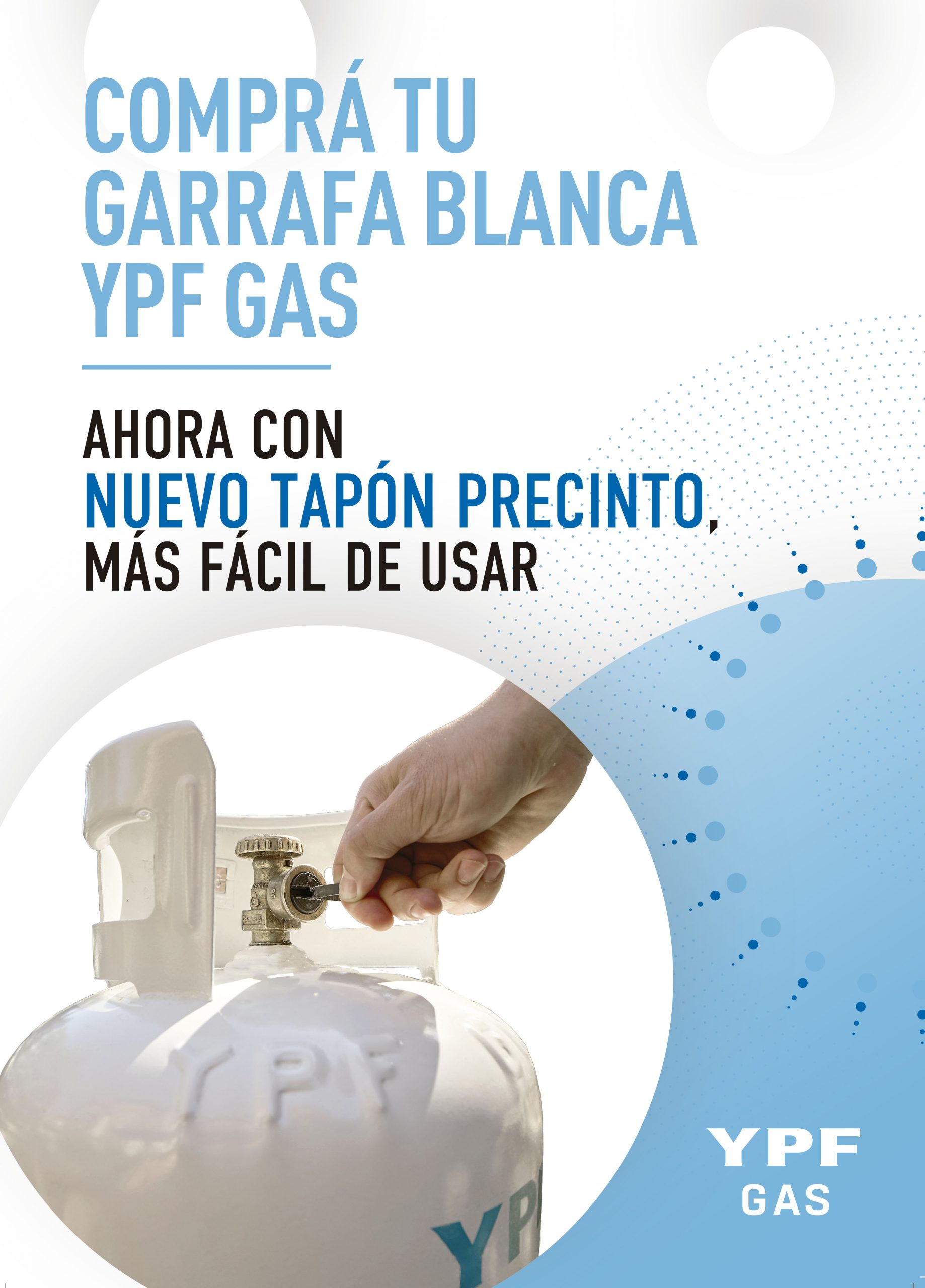 ¡Comprá tu garrafa blanca YPF Gas!