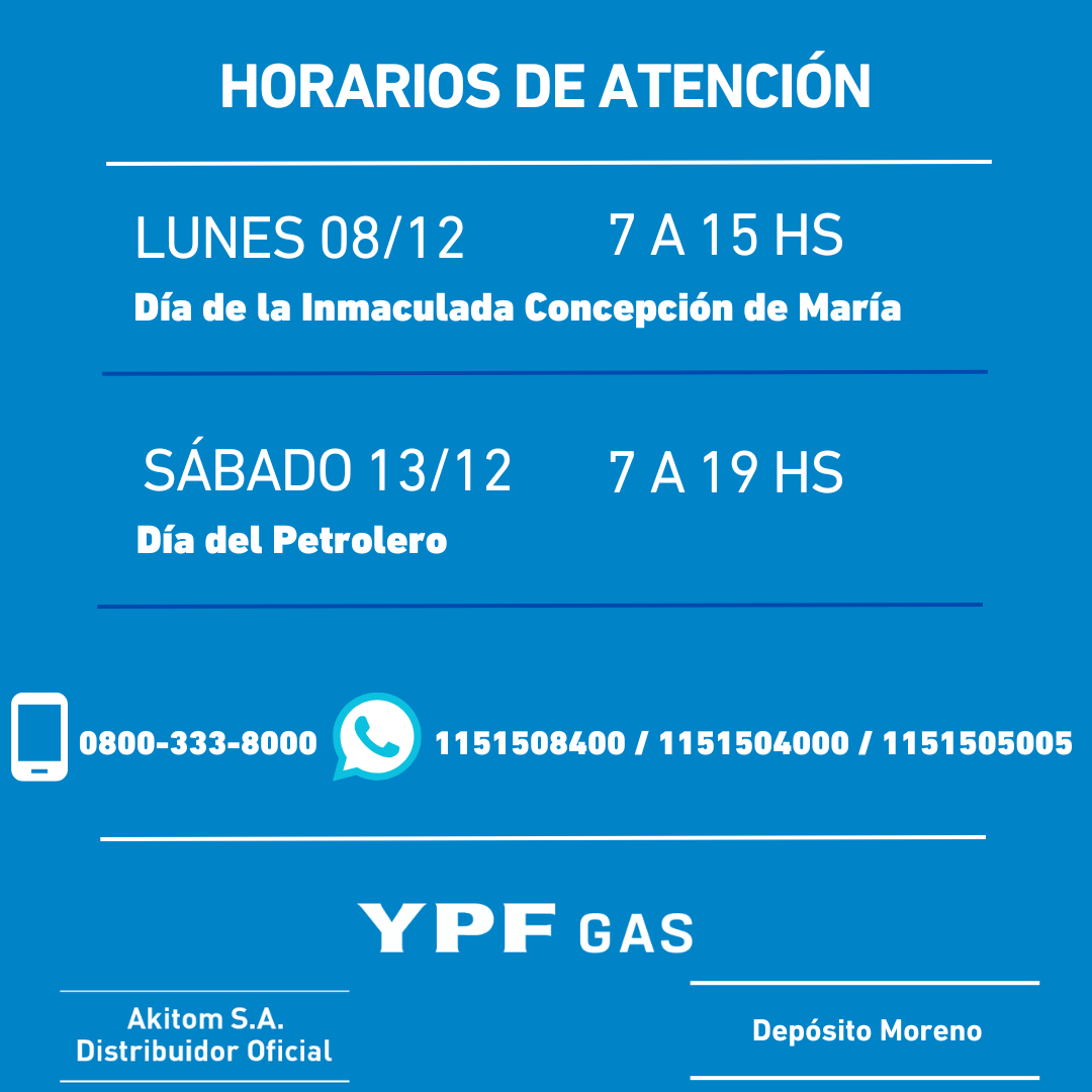 Horarios de Atención al Público