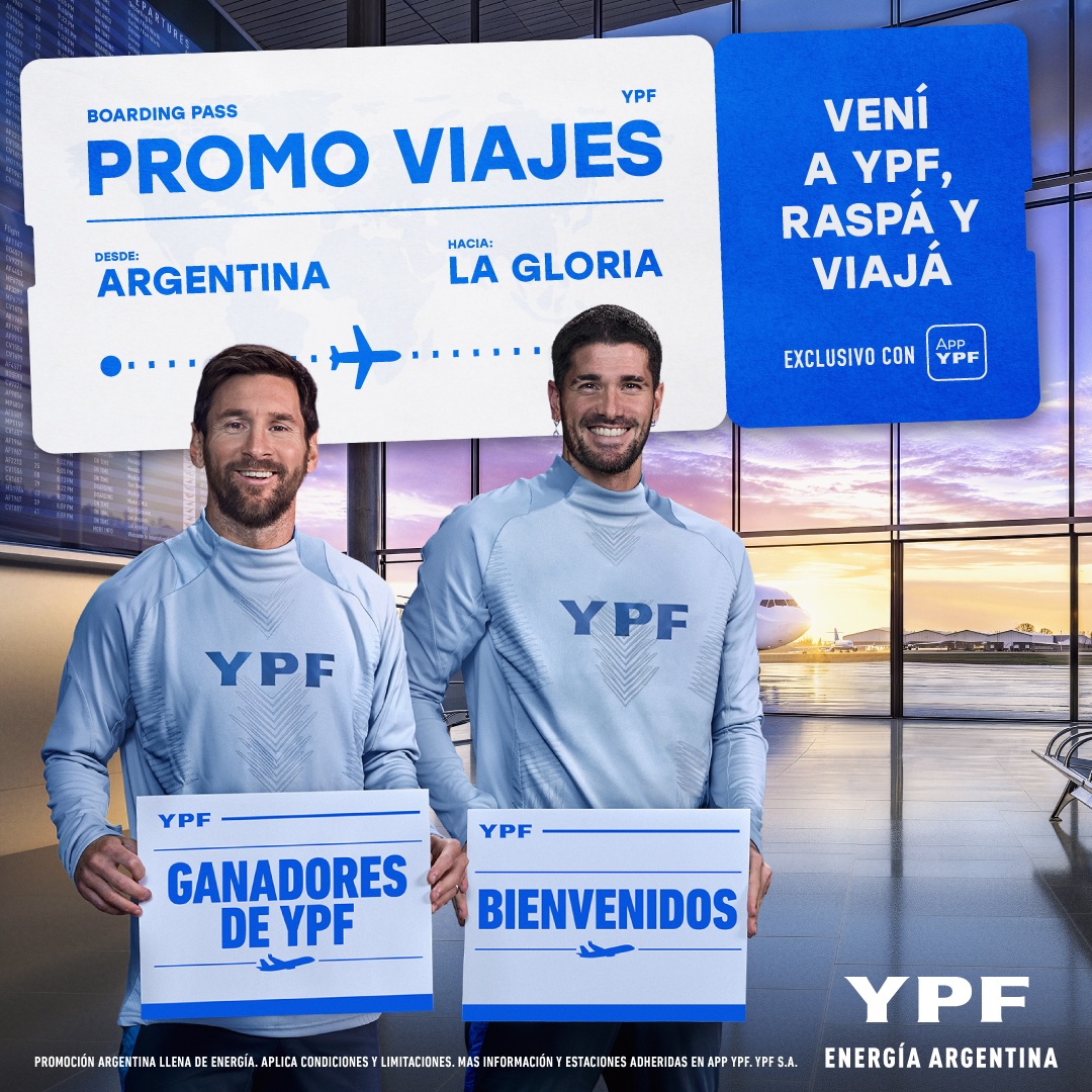 ¡Llegó la Promo Mundial a YPF Gas!